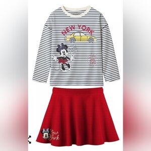 Disney
Toddler Girls 2-Piece Minnie New York T-Shirt and Skirt Set